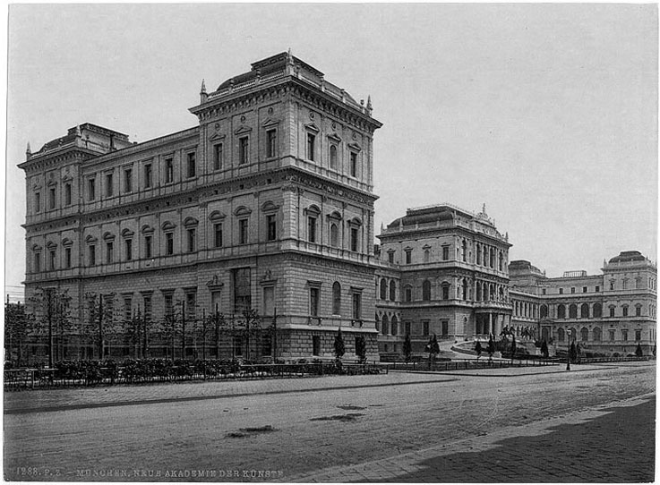 Академия Искусств, Мюнхен, 1900
